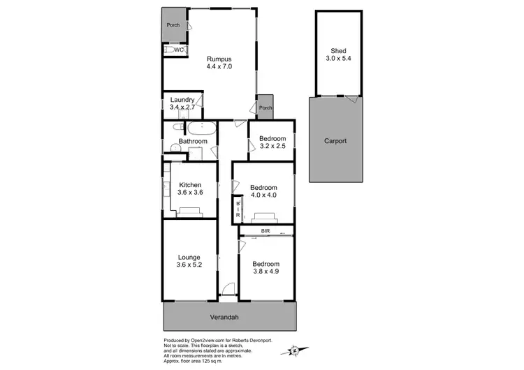 Floorplan of Homely house listing, 10 Sumberg Street, Devonport TAS 7310