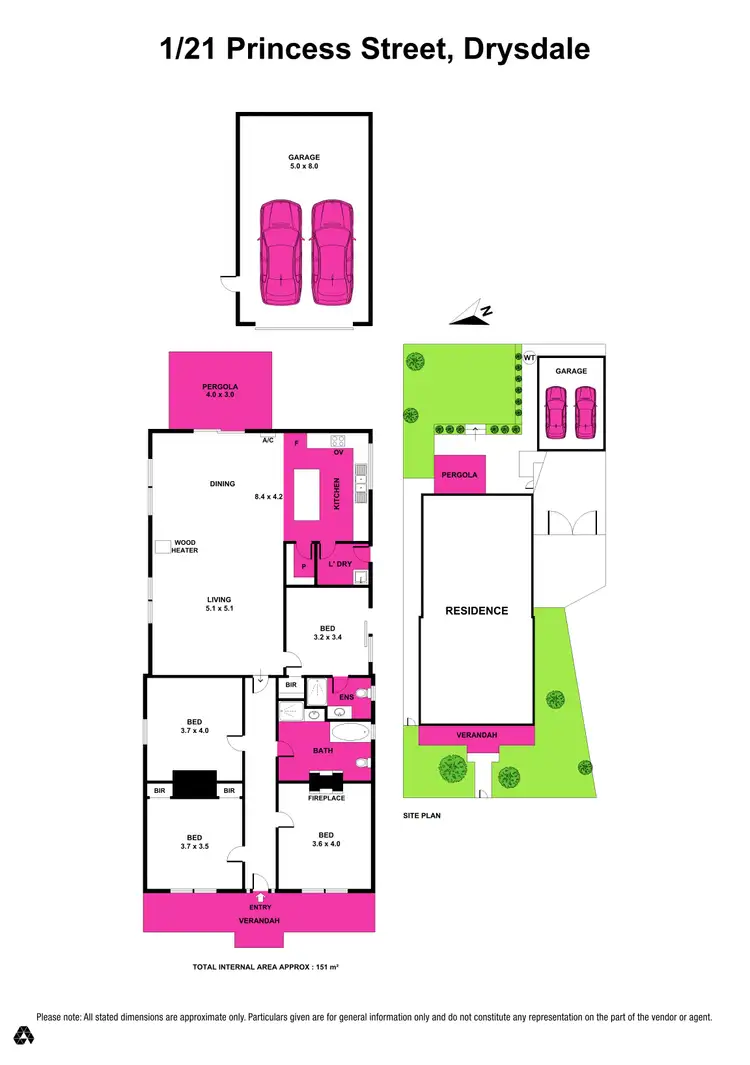 Floorplan of Homely house listing, 1/21 Princess Street, Drysdale VIC 3222