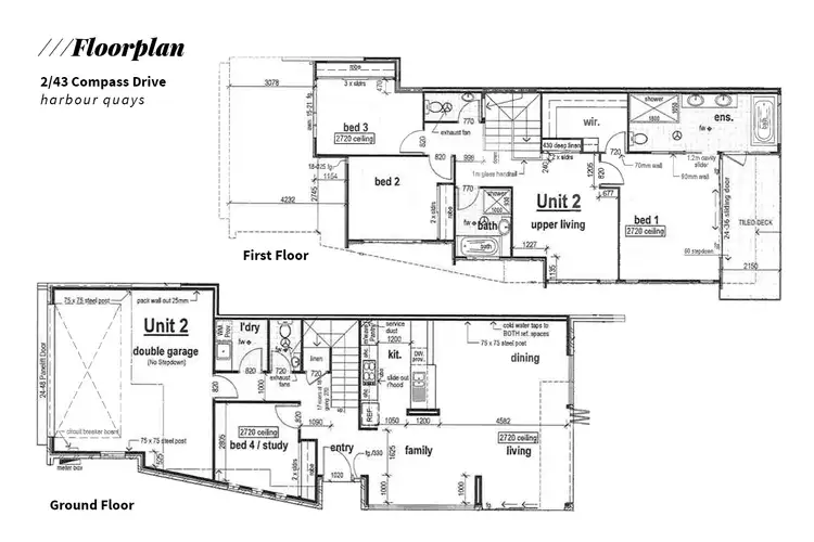 Floorplan of Homely house listing, 2/43 Compass Drive, Biggera Waters QLD 4216