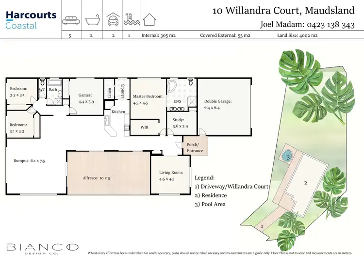 Floorplan of Homely house listing, 10 Willandra Court, Maudsland QLD 4210