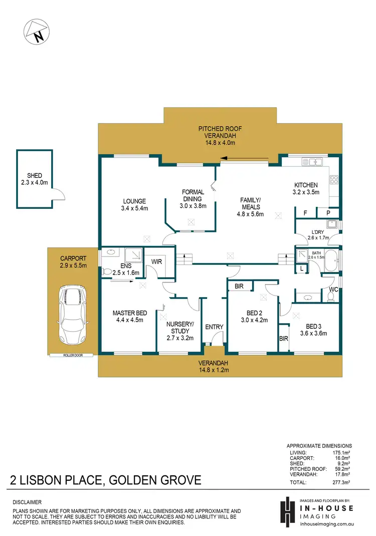 Floorplan of Homely house listing, 2 Lisbon Place, Golden Grove SA 5125