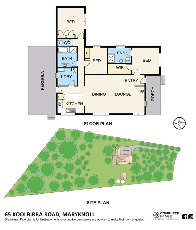 Floorplan of Homely house listing, 65 Koolbirra Road, Maryknoll VIC 3812