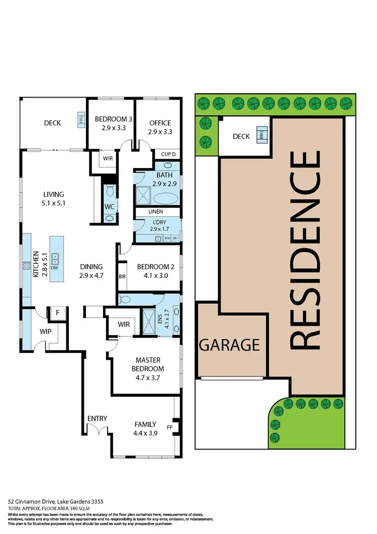 Floorplan of Homely house listing, 52 Cinnamon Drive, Lake Gardens VIC 3355