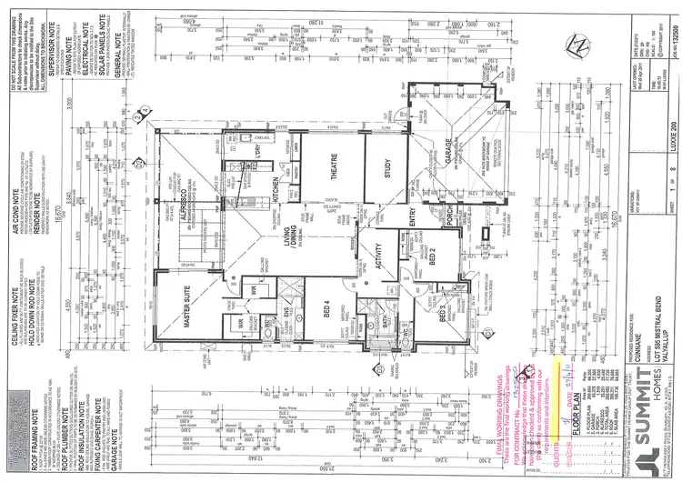 Floorplan of Homely house listing, 12 Mistral Bend, Yalyalup WA 6280