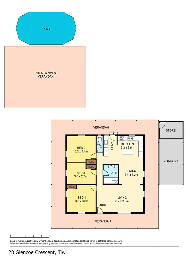 Floorplan of Homely house listing, 28 Glencoe Crescent, Tiwi NT 810