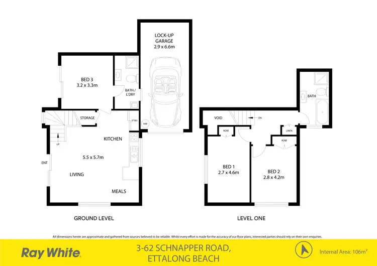 Floorplan of Homely townhouse listing, 3/62 Schnapper Road, Ettalong Beach NSW 2257