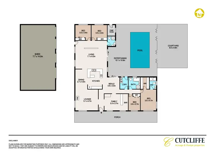 Floorplan of Homely rural property listing, 196 Kerma Crescent, Clarence NSW 2790