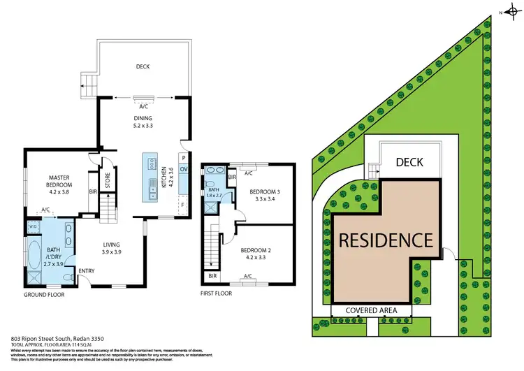 Floorplan of Homely house listing, 803 Ripon Street South, Redan VIC 3350