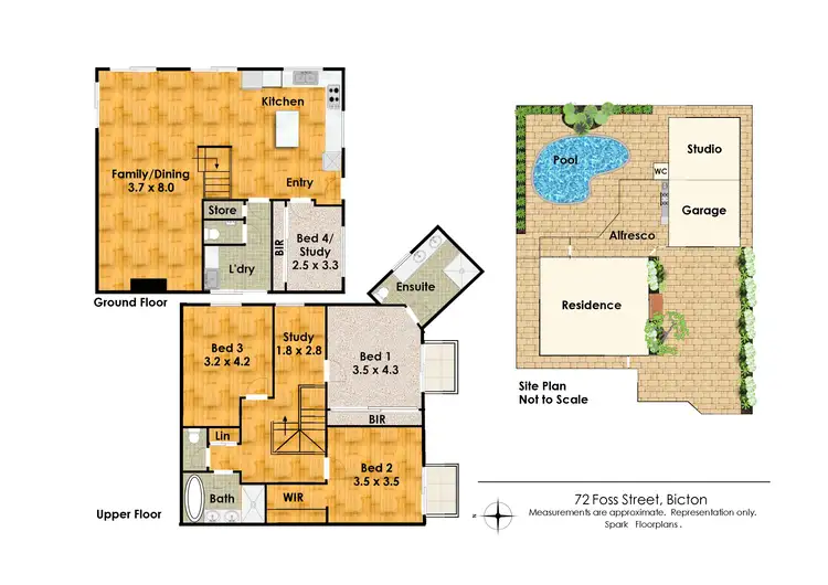 Floorplan of Homely house listing, 72 Foss Street, Bicton WA 6157