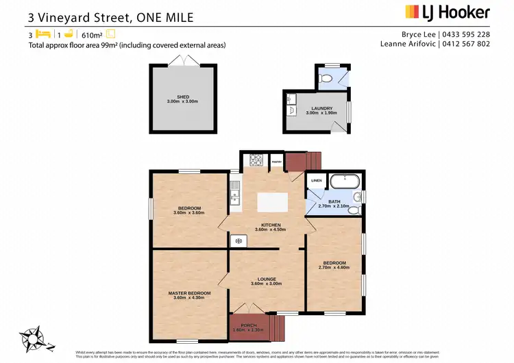 Floorplan of Homely house listing, 3 Vineyard Street, One Mile QLD 4305
