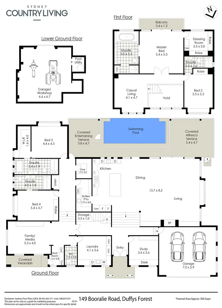 Floorplan of Homely house listing, 149 Booralie Road, Duffys Forest NSW 2084