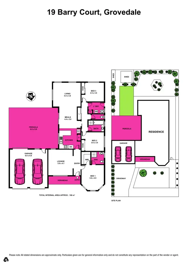 Floorplan of Homely house listing, 19 Barry Court, Grovedale VIC 3216