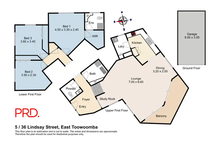 Floorplan of Homely unit listing, 5/36 Lindsay Street, East Toowoomba QLD 4350