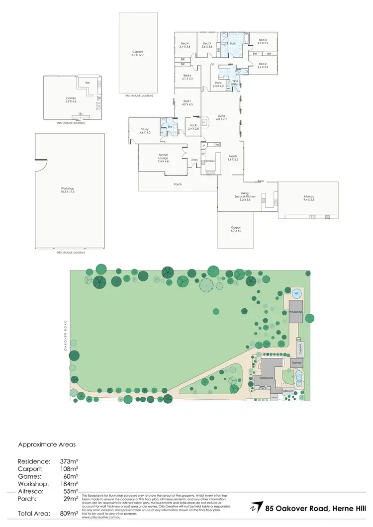 Floorplan of Homely house listing, 85 Oakover Road, Herne Hill WA 6056