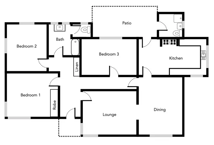 Floorplan of Homely house listing, 53 Lambert Street, Ararat VIC 3377