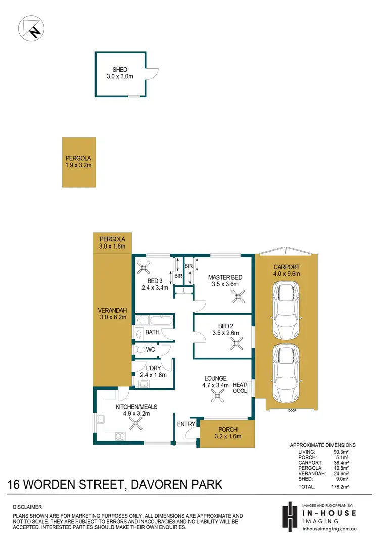 Floorplan of Homely house listing, 16 Worden Street, Davoren Park SA 5113