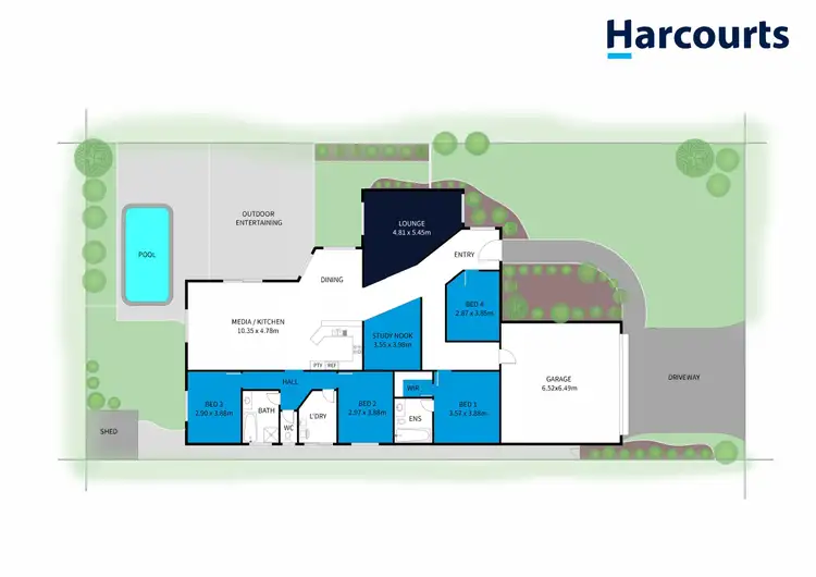 Floorplan of Homely house listing, 5 Langer Drive, Eimeo QLD 4740