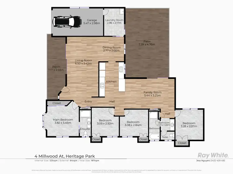 Floorplan of Homely house listing, 4 Millwood Street, Heritage Park QLD 4118