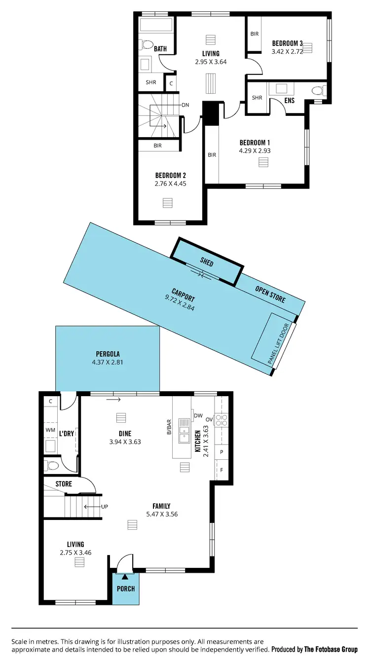 Floorplan of Homely townhouse listing, 14 Palumbo Avenue, Newton SA 5074