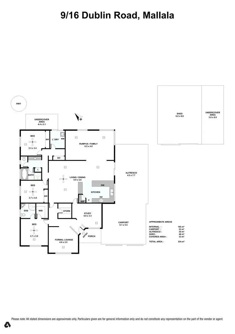 Floorplan of Homely house listing, 9/16 Dublin Road, Mallala SA 5502