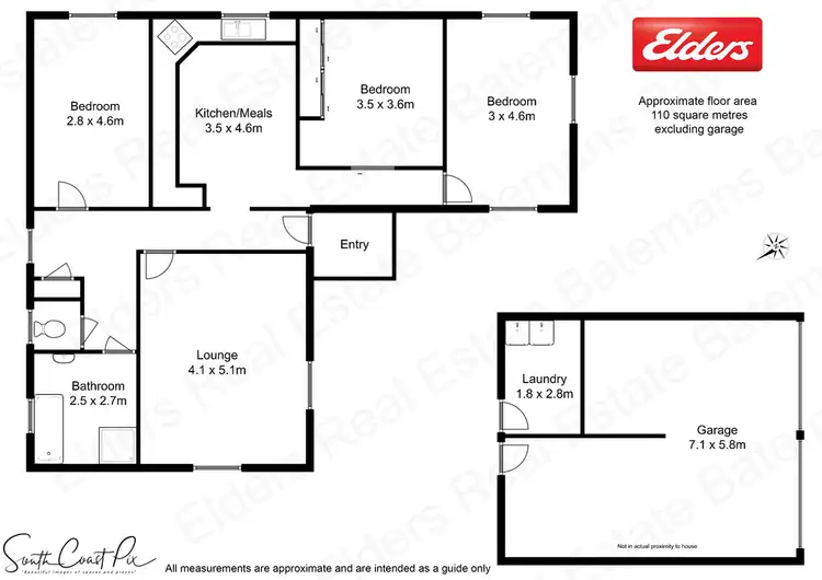 Floorplan of Homely house listing, 16 Matthew Parade, Batehaven NSW 2536