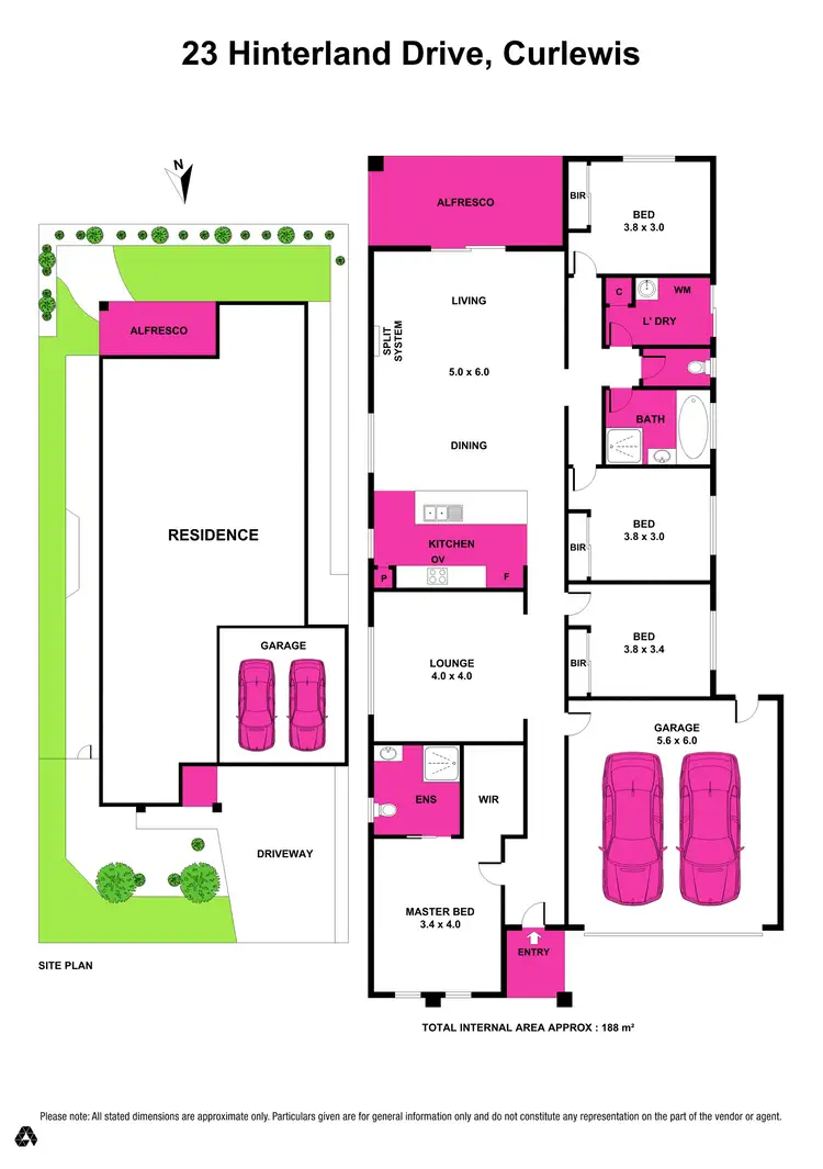 Floorplan of Homely house listing, 23 Hinterland Drive, Curlewis VIC 3222