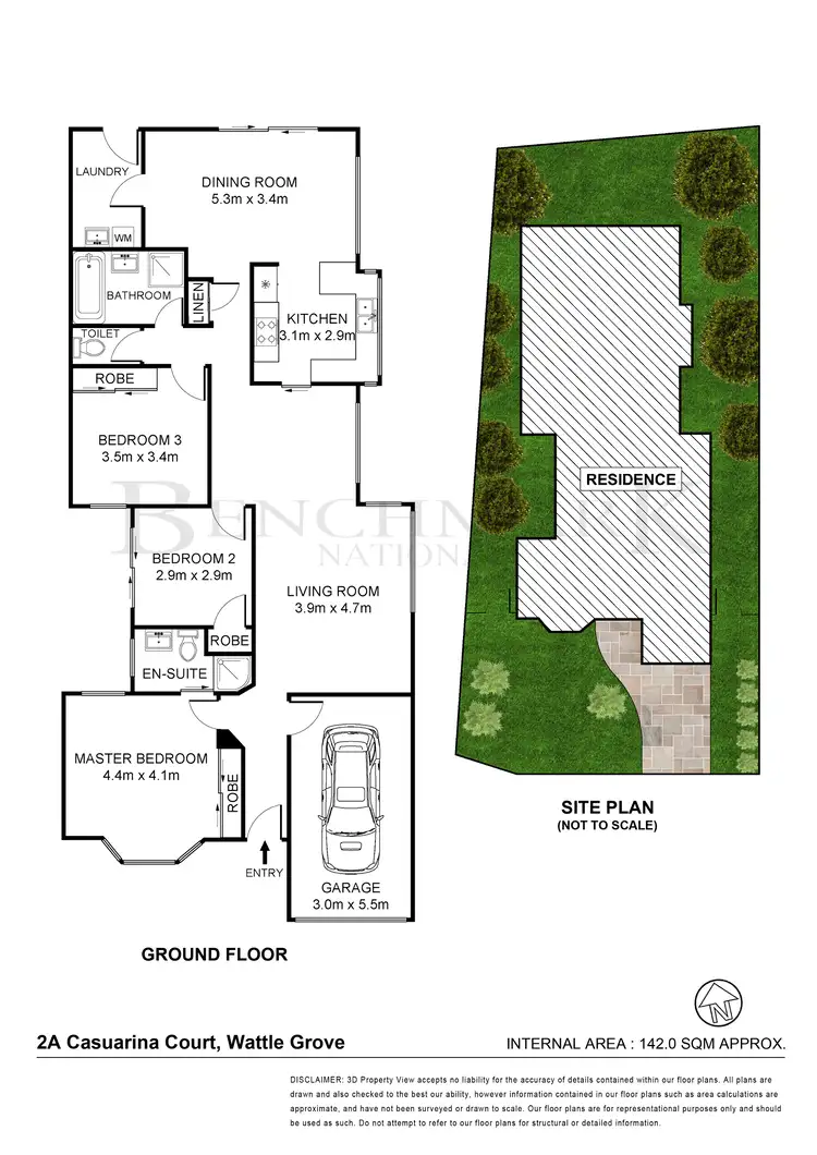 Floorplan of Homely house listing, 2A Casuarina Court, Wattle Grove NSW 2173