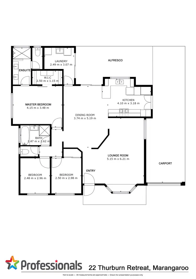 Floorplan of Homely house listing, 22 Thurburn Retreat, Marangaroo WA 6064
