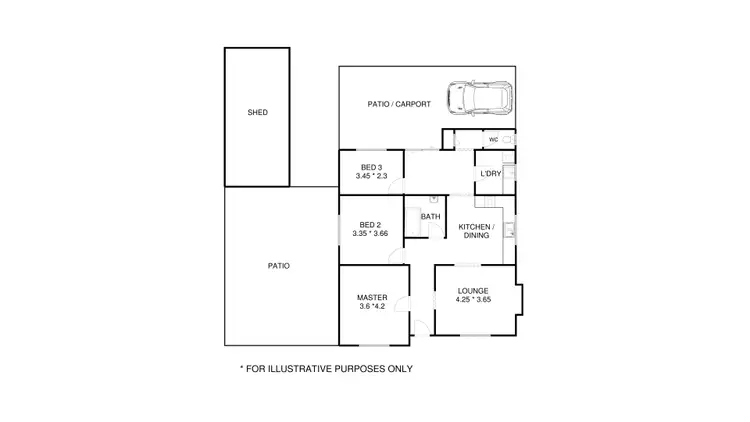 Floorplan of Homely house listing, 8B Southend Road, Hamilton Hill WA 6163