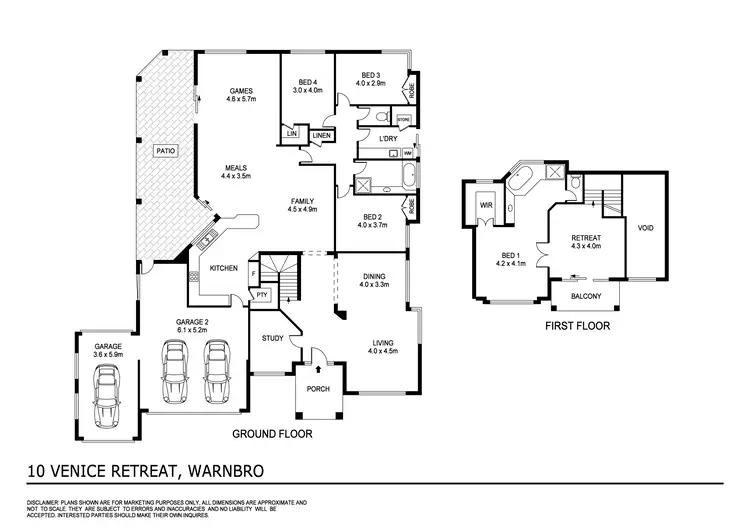 Floorplan of Homely house listing, 10 Venice Retreat, Warnbro WA 6169