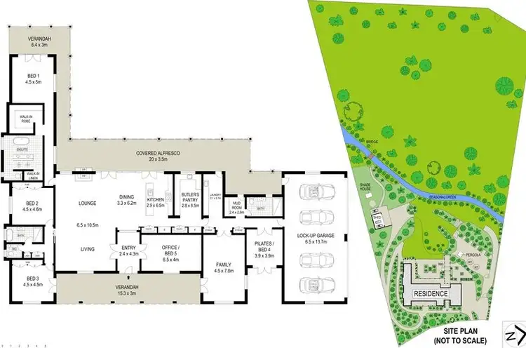 Floorplan of Homely rural property listing, 4 Panorama Drive, Cedar Creek QLD 4520