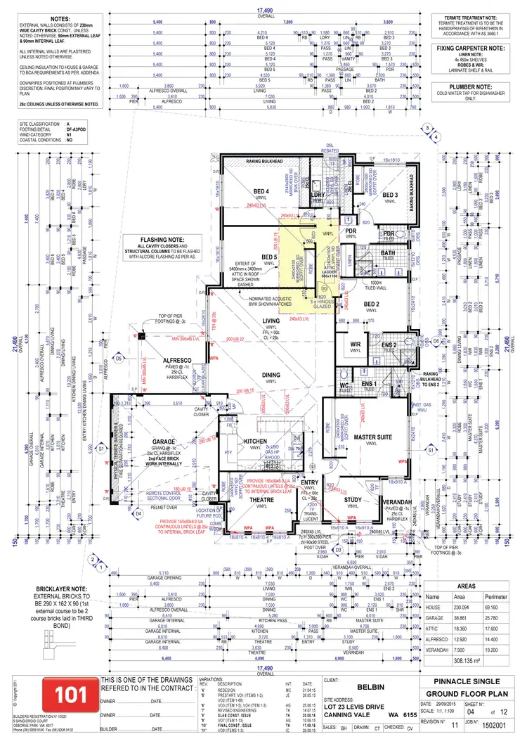 Floorplan of Homely house listing, 27 Levis Drive, Canning Vale WA 6155
