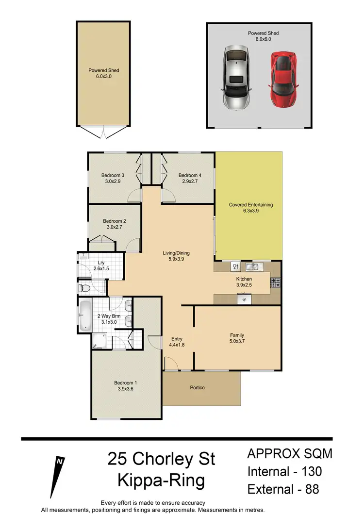 Floorplan of Homely house listing, 25 Chorley Street, Kippa-Ring QLD 4021