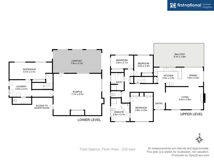 Floorplan of Homely house listing, 10 Kings Hill Road, Cygnet TAS 7112