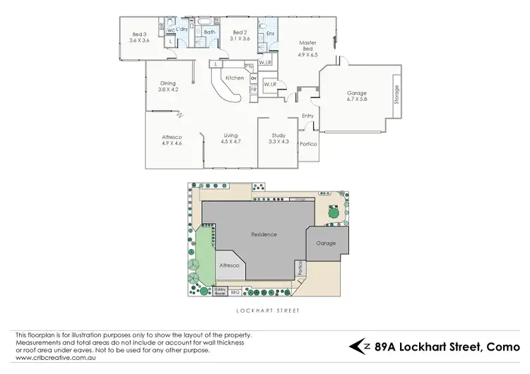 Floorplan of Homely house listing, 89A Lockhart Street, Como WA 6152