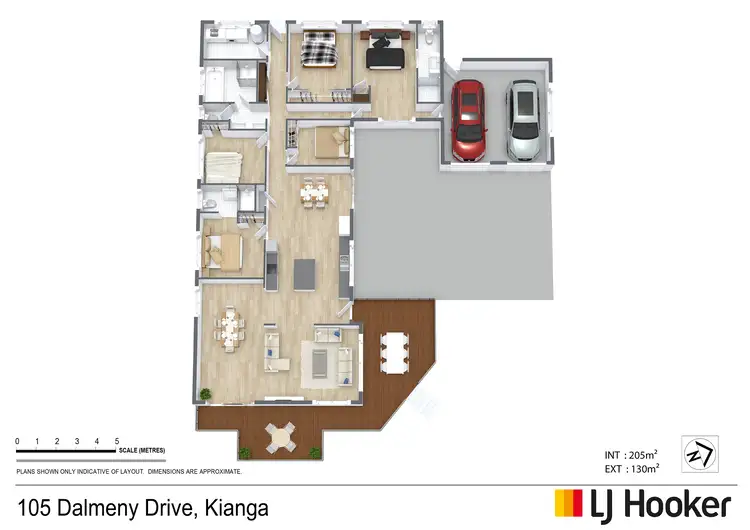 Floorplan of Homely house listing, 105 Dalmeny Drive, Kianga NSW 2546