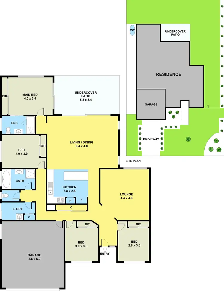Floorplan of Homely house listing, 3 Peacherine Circuit, Bellmere QLD 4510
