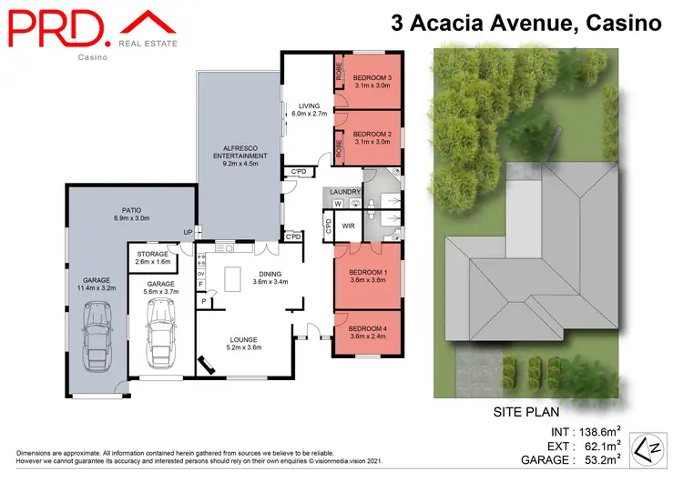 Floorplan of Homely house listing, 3 Acacia Avenue, Casino NSW 2470