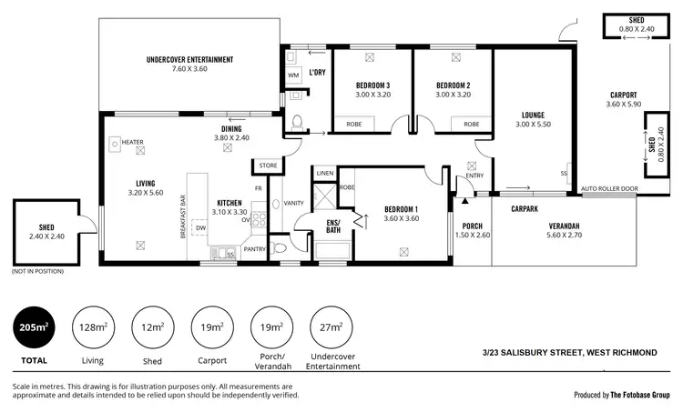 Floorplan of Homely house listing, 3/23 Salisbury Street, West Richmond SA 5033