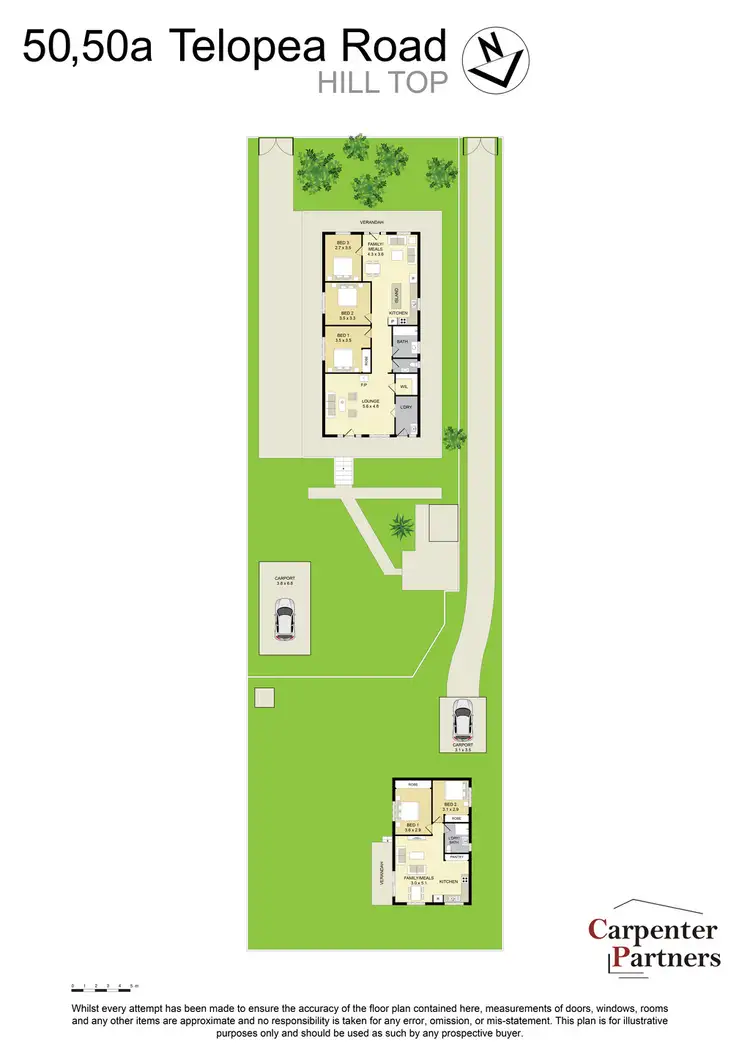 Floorplan of Homely house listing, 50 Telopea Road, Hill Top NSW 2575