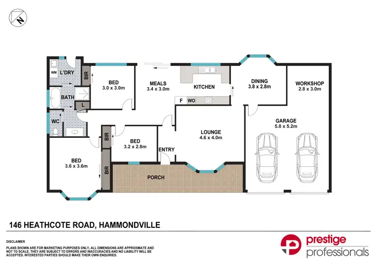 Floorplan of Homely house listing, 146 Heathcote Road, Hammondville NSW 2170