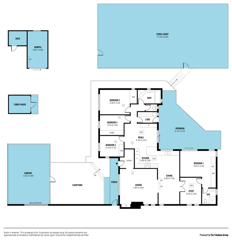 Floorplan of Homely house listing, 16 Goldsack Avenue, Coromandel Valley SA 5051