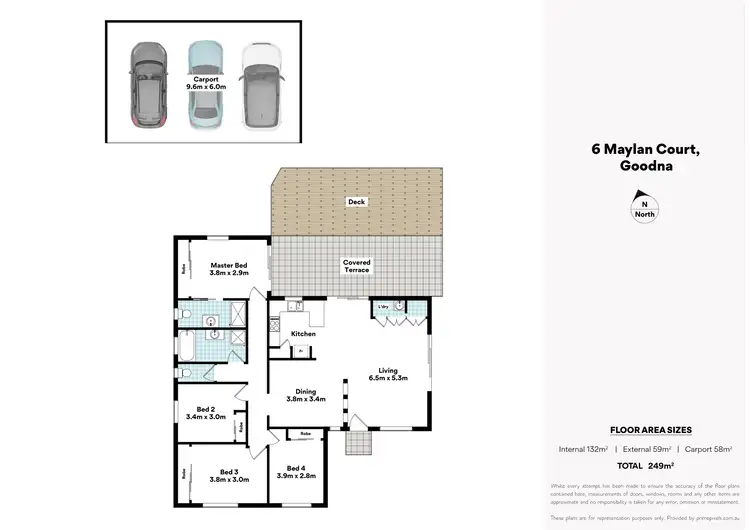 Floorplan of Homely house listing, 6 Maylan Court, Goodna QLD 4300