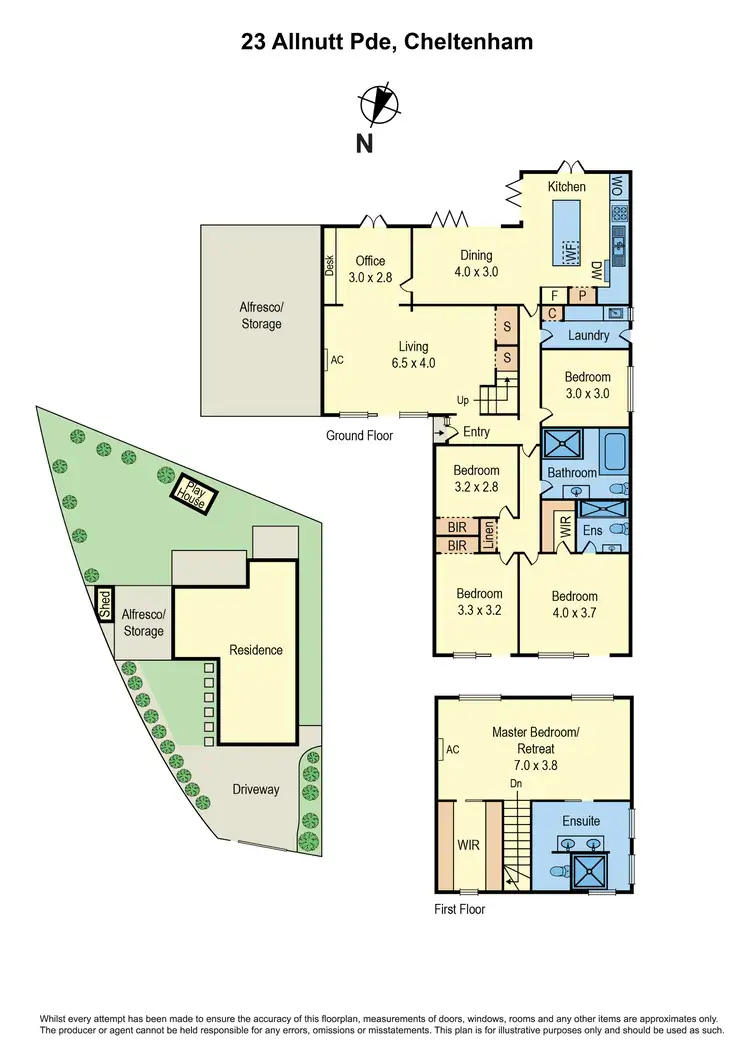 Floorplan of Homely house listing, 23 Allnutt Parade, Cheltenham VIC 3192
