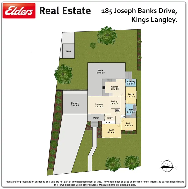 Floorplan of Homely house listing, 185 Joseph Banks Drive, Kings Langley NSW 2147
