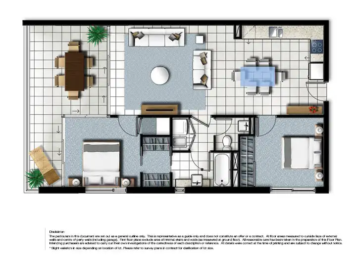 Floorplan of Homely house listing, 103/2 East Quay Drive, Biggera Waters QLD 4216
