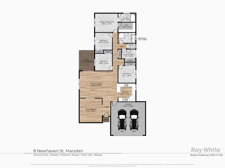 Floorplan of Homely house listing, 8 Newhaven Street, Marsden QLD 4132