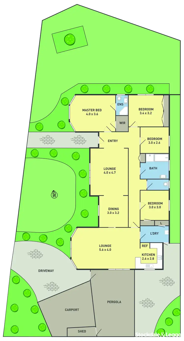 Floorplan of Homely house listing, 2 Rondor Close, Westmeadows VIC 3049