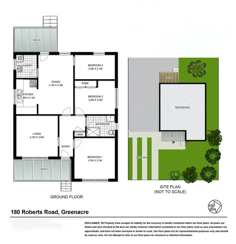 Floorplan of Homely house listing, 180 Roberts Road, Greenacre NSW 2190