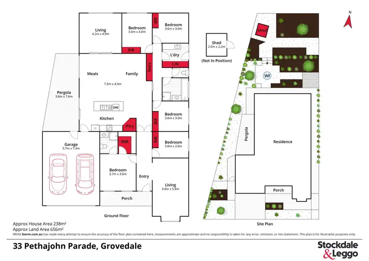 Floorplan of Homely house listing, 33 Pethajohn Parade, Grovedale VIC 3216